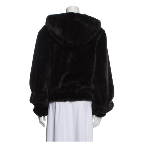 Helmut Lang Faux Fur Hoodie - Size S - Picture 3 of 3